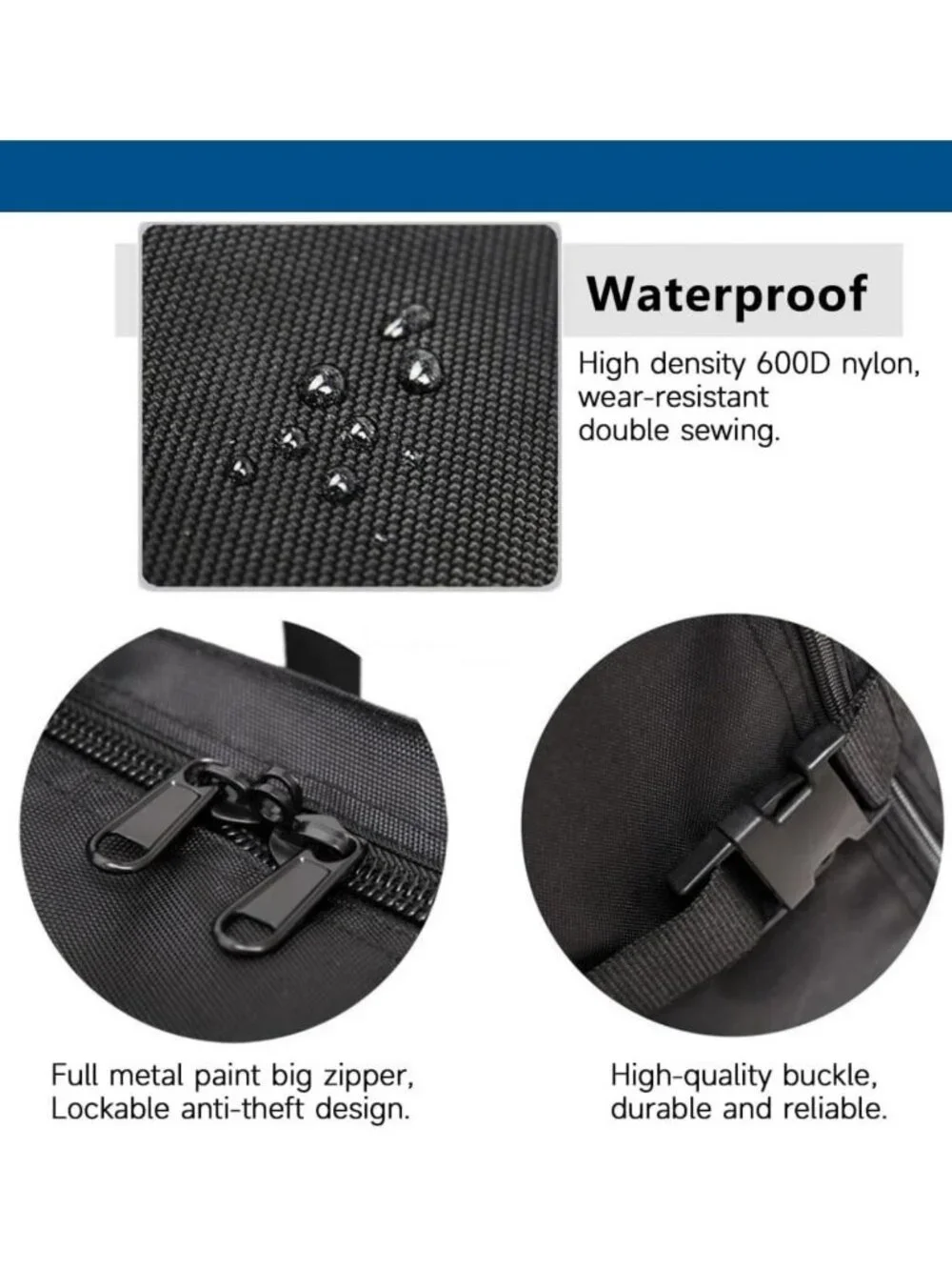 Spacious Waterproof Duffel Bag for Travel, Camping & Weekend Getaways - Carry-On